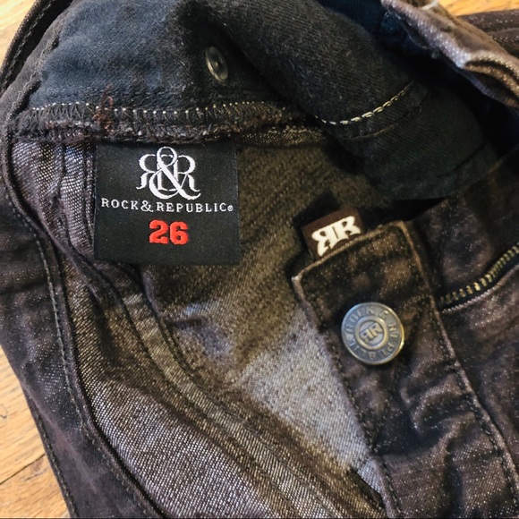 Rock & Republic Dark Brown Jeans - Picture 5 of 6